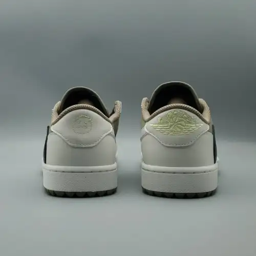 Travis Scott x Air Jordan Neutral Olive 1 Low Golf 'Neutral Olive'
