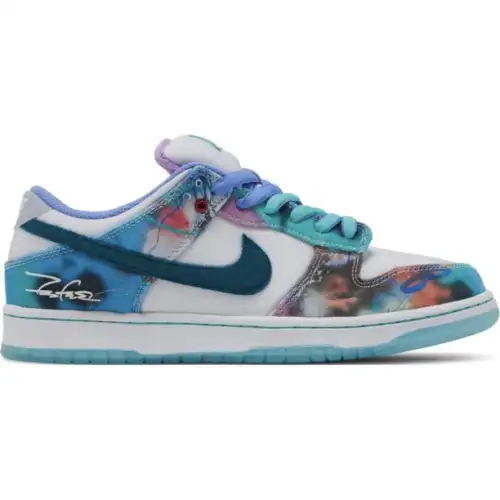 Futura Dunk Low SB Laboratories x Dunk Low SB 'Bleached Aqua'