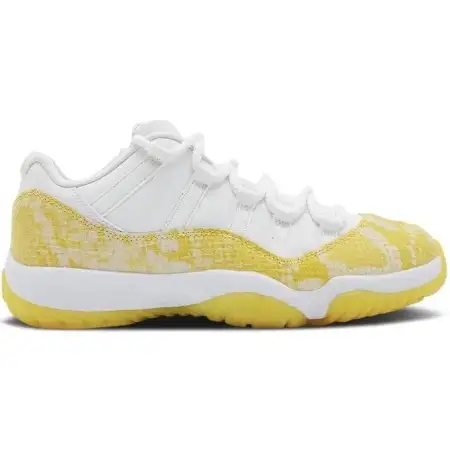 Wmns Air Jordan 11 Low 'Yellow Snakeskin' 60B7487