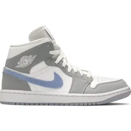 Wmns Air Jordan 1 Mid 'Wolf Grey Aluminum' D37739