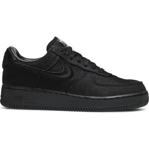 Stussy x Air Triple Black Force 1 Low 'Triple Black'