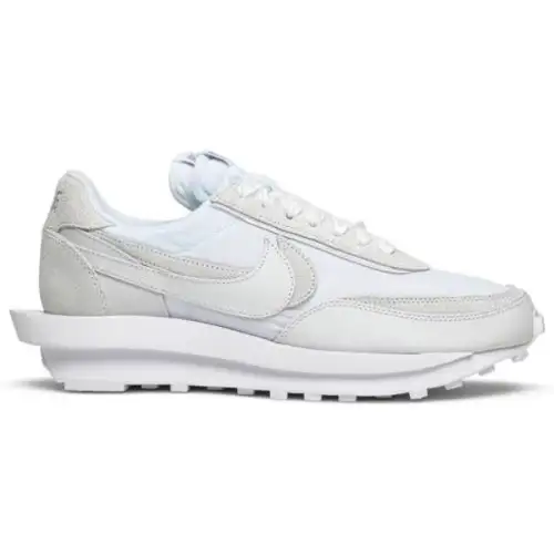 sacai x LDWaffle White Nylon 'White Nylon'
