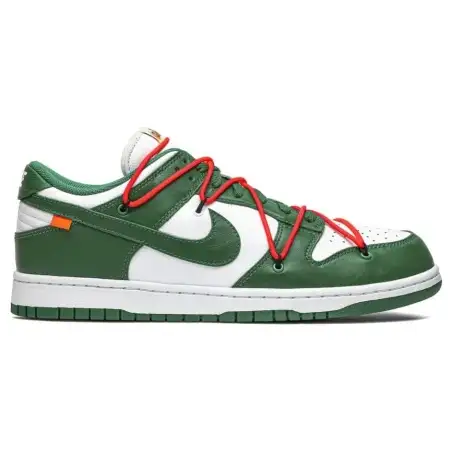 Off-White x Dunk Low 'Pine Green' 0BE28