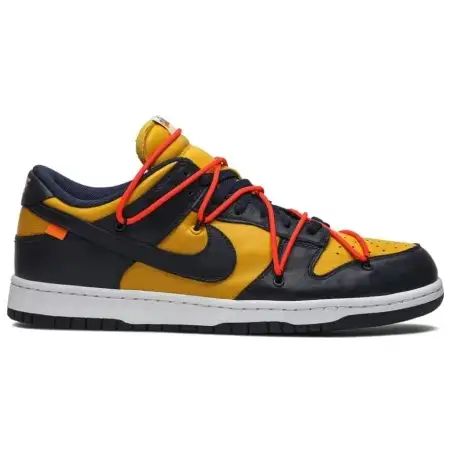 Off-White x Dunk Low 'University Gold' F105444