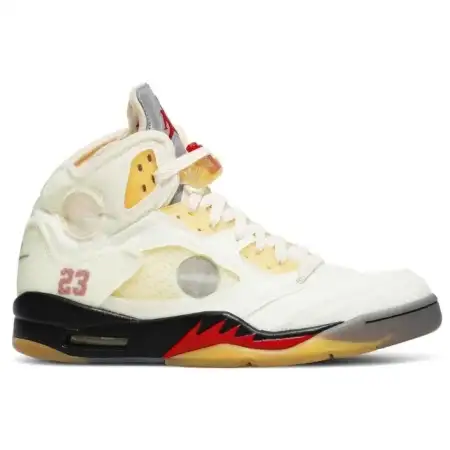 Off-White x Air Jordan 5 SP 'Sail' A17B160