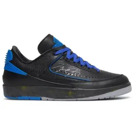 Off-White x Air Jordan 2 Retro Low SP 'Black Varsity Royal' 5002152