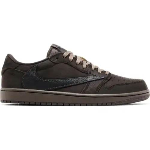 Travis Scott x Air Sail Shy Pink Jordan 1 Low OG SP 'Velvet Brown'