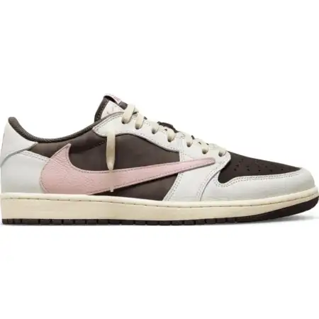 Travis Scott x Wmns Air Jordan 1 Retro Low OG SP 'Dark Pony Pink Oxford' E2A26