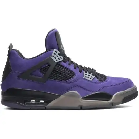 Travis Scott x Air Jordan 4 Retro 'Purple Suede - Black Midsole' 1A5418